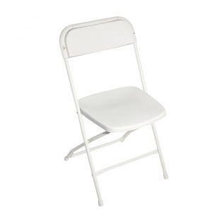 White Samsonite Chair